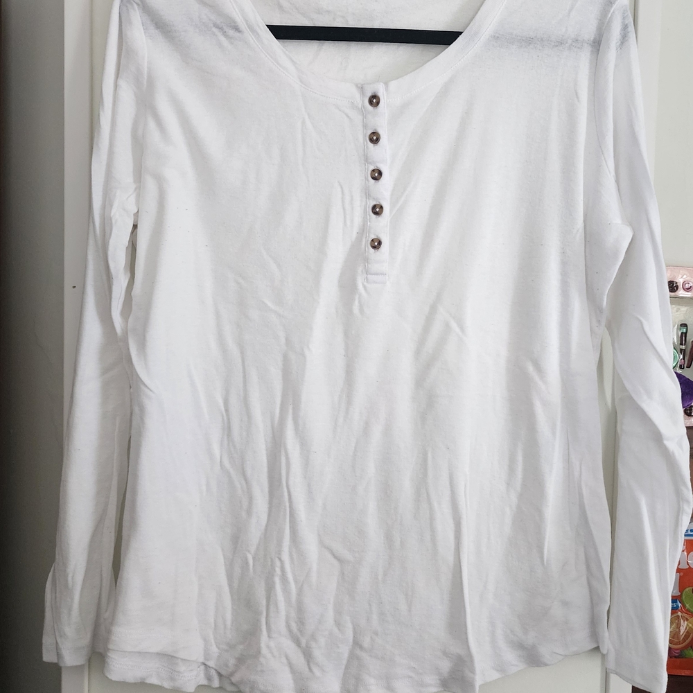 Architect White Long Sleeve Tee